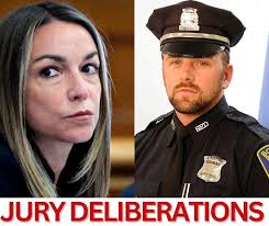 INNOCENT OR GUILTY? A Massachusetts jury is now deliberating in the Karen  Read murder trial. #KarenRead is charged with second-degree murder in the  death of her boyfriend, Boston police officer John O'Keefe.