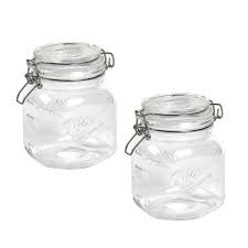 Each jar has a unique. Mason Craft More 1l Clamp Jar 2 Pack Walmart Com Walmart Com