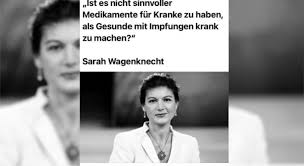 Sahra wagenknecht wurde am 16. Impfungen Aussage Von Sahra Wagenknecht Wird Verkurzt Und Verzerrt