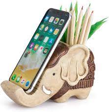 Check spelling or type a new query. Pen Pencil Holder With Phone Stand Elephant Shaped Resin Container With Cell Phone Stand Carving Brush Scissor Holder Desk Organizer Decoration For Office Desk Home Decorative Walmart Com Walmart Com