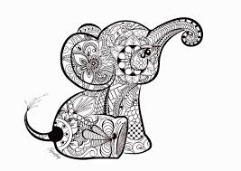 Download this adorable dog printable to delight your child. Pin By Sof Valdez On Possible Painting Elephant Doodle Elephant Coloring Page Mandala Coloring Pages