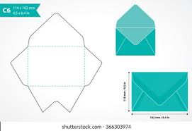 Create your own customized envelope in minutes. Cutout Paper Envelope Template Perfect Making Stock Vector Royalty Free 366303974