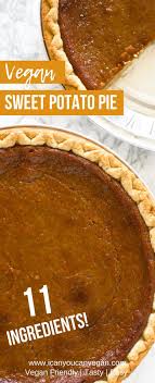 Easy Vegan Sweet Potato Pie Recipe Vegan Sweet Potato Pie Vegan Sweet Potato Sweet Potato Pie