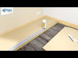 Platten bearbeiten mehr zum thema. Verlegung Von Estrichelementen Rigidur Fussboden Systeme Rigips Anleitung Youtube