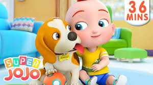 Baby And Bingo Song More Nursery Rhymes Kids Songs Super Jojo Youtube