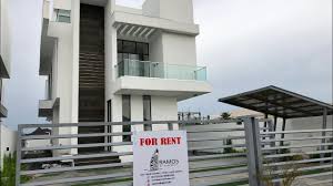 Light wells instead of windows. Banana Island Lagos Houses