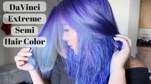 In our natural hair dye shop you will discover a range of professional herbal hair colours made from plants, for you to enjoy easily and. Dyeing Hair With Davinci Extreme Semi Hair Color Youtube