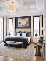4.7 out of 5 stars. Navy Blue Bedroom With Coffered Ceilings Master Bedroom Ideas Tufted Headboard Bench At T Blue Bedroom Walls Elegant Master Bedroom Master Bedrooms Decor