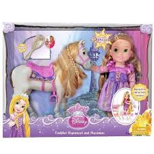 My First Disney Princess Toddler Rapunzel And Maximus Horse Doll Set With Brush Disney Princess Toddler Disney Princess Toys First Disney Princess