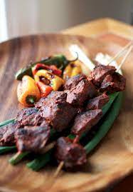 Grilled Beef Heart Peruvian Anticuchos De Corazon Grilled Beef Peruvian Recipes Offal Recipes