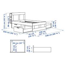 Brimnes Cadre De Lit Rangement Tete De Lit Blanc 140x200 Cm Ikea 140x200 Blanc Brimnes Cadre Ikea In 2020 Brimnes Bett Bettgestell Selbstgemachte Bettrahmen
