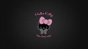 A collection of the top 58 cute black wallpapers and backgrounds available for download for free. Hello Kitty In Pink Striped Background Hello Kitty Hd Wallpaper Peakpx