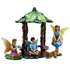 Amazon Com Pretmanns Fairy Garden Fairies Miniature Accessories Fairy Figurines With Boy F Fairy Garden Kit Miniature Fairy Gardens Fairy Garden Supplies