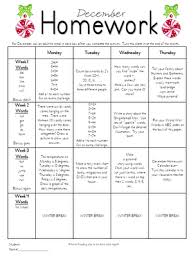 Hello Literacy December Stocking Stuffers For Teachers Kindergarten Homework Homework Chart Literacy Homework