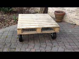 Homemade garden cart from a pallet and some wheels from harbor freight.where i live, skid and pallet are used interchangably. Homemade Garden Cart Youtube