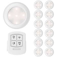 Buy Sunco Lighting 12 Pack Led Puck Light With Remote Control 5 W 30 Lumens 4000k Warm White Wireless Mounting Equipment Includaed 3m Adhesive Online In Maldives B07vs4c6nf