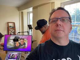 Ecamm brings like minded people together. IRL Neil Jess Farrimond Michael  Forrest and me in Sunny Edinburgh, ok we were in a bar by this point but it  was sunny 💥 Live