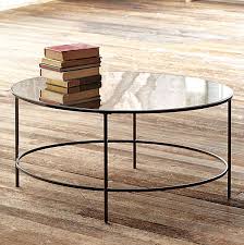 Large distressed coffee tables can prove too imposing for some spaces, so the smaller distressed coffee tables available at 1stdibs — each spanning 15.5 inches in width — may make for a better choice. Adding Shine With Mirrored Furniture