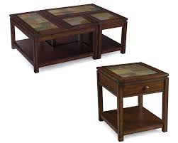Distressed to modern, you will find the perfect cocktail table for your home. Wood Coffee Table Set Gemini By Magnussen Mg T3040set