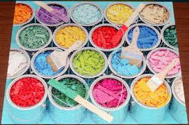 We'll also provide you with a grey or black base plate to build your jigsaw puzzle onto. Putting Bricks Together In The Lego Paint Party Puzzle Geekdad