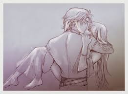Take the plunge about drawing. Pencil Drawing Couple Kiss Bestpencildrawing