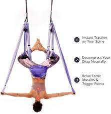 Installing a yoga inversion swing. Buy Yogabody Yoga Trapeze Pro Yoga Inversion Swing With Free Video Series And Pose Chart Purple Online In Vietnam B00ctmf19m