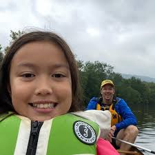Walk through mysterious snowy woods