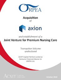 Das unternehmen mit hauptsitz in paris wurde 1989 vom . Orpea S Position In Premium Nursing Homes In Germany Strengthened With Acquisition Of 7 Facilities And Set Up Of A Dedicated Joint Venture Acxit Capital Partners