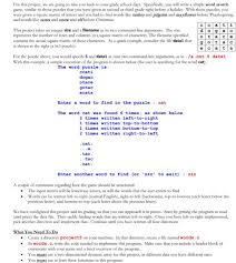 Here is a comprehensive list of words containing each letter of the alphabet. Solved For This Project We Are Going To Take You Back To Chegg Com