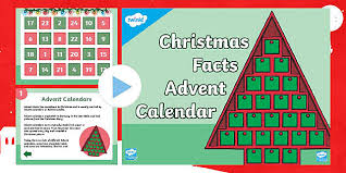 Advent Facts Christmas Advent Calendar Powerpoint