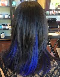 40 Ideas Of Peek A Boo Highlights For Any Hair Color Hair Highlights Blue Hair Highlights Peekaboo Hair