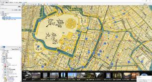 Google Earthで明治時代や江戸時代の古地図を重ね合わせてみる つづきパソピア
