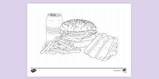 Your child will find food coloring pages and coloring worksheets on morecoloringpages.com, where you can find many food coloring activities for your kids. Free Realistic Food Colouring Page Healthy Eating Resources