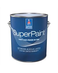 Level v allows the paint to absorb at the same rate over the entire gypsum surface by sealing the porosity between the joint compound and the wallboard paper surface which provides a uniform finish coat. Superpaint Interior Acrylic Latex Paint Sherwin Williams