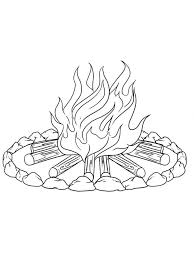 Printable Fire Coloring Page In 2020 Coloring Pages Cool Coloring Pages Coloring Pages To Print
