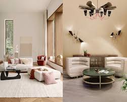 Wooden furniture and contrasting combinations are in fashion. Living Room Interior Design Trends 2019