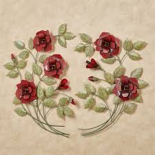Red Rose Metal Wall Art Paulbabbitt Com Clock face laser cutting vectors.