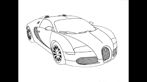 Bugatti Veyron Sports Car Drawing Easy Novocom Top