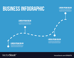 Business Infographic Line Chart