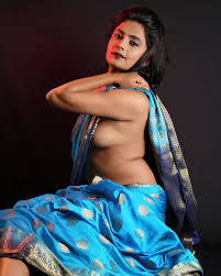 Madhuri Mandal Hot Saree Nude Big Boobs Black Nipple