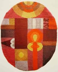 A rug by Sophie Taueber-Arp. Image via snl.com, copyright-free.