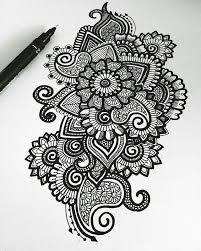 Zentangle Art Doodling Relaxing Black And White Doodle Zentangle Patterns Doodle Art Drawing