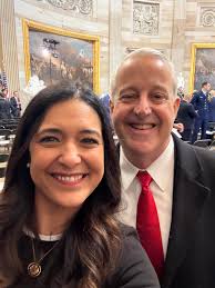 It's Inauguration Day and spirits are high in DC! Great to run into Michael  Whatley, Chair of the Republican National Committee, ahead of the  inauguration of President Donald Trump.