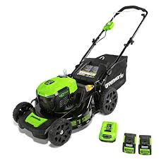 greenworks mo40l2512 electric brushless lawn mower 21 inch