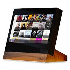 Nativ Vita Lecteur Reseau Tactile Hifi Dsd256 32bit 384khz Socle Erable Lecteur Smartphone Disque Dur