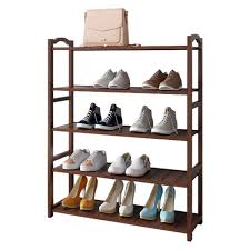 Equipped with four smooth rolling wheels, the portable shoe rack can easily be moved from one location to another. Udear Bamboo Shoe Rack 5 Tier Shoe Storage Organizer Entryway Shoe Shelf Buy Online In Cote D Ivoire At Cote Desertcart Com Productid 139602034