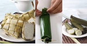 Potong — potong daun pisang dengan ukuran 20. Cara Masak Ketupat Dan Lontong Yang Pulen Tahan Lama Dan Anti Gagal Halaman All Warta Kota