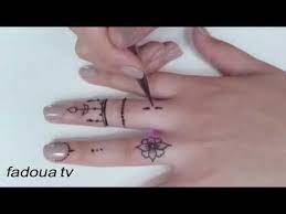 youtube tattoo henna tattos finger fadouatv blackhenna tattoos ear tattoo henna tattoo