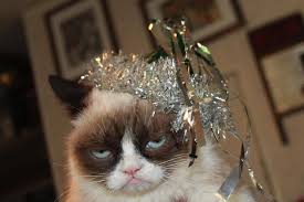 Happy New Year Grumpy Cat Humor Grumpy Cat Grumpy Cat Meme