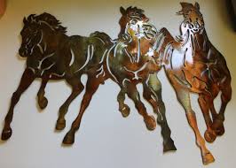 Favorite add to more colors custom running horse cowgirl & arrow heartbeat western rodeo equestrian equine car/truck/trailer decal sticker. Running Horses Metal Art Head To Take Full Advantage Of This Site Please Enable Your Browser S Javascript Feature Learn How Search Site Submit Search Home About Us View All About Us About The Artists Contact Us Metal Art Signs Decor View All